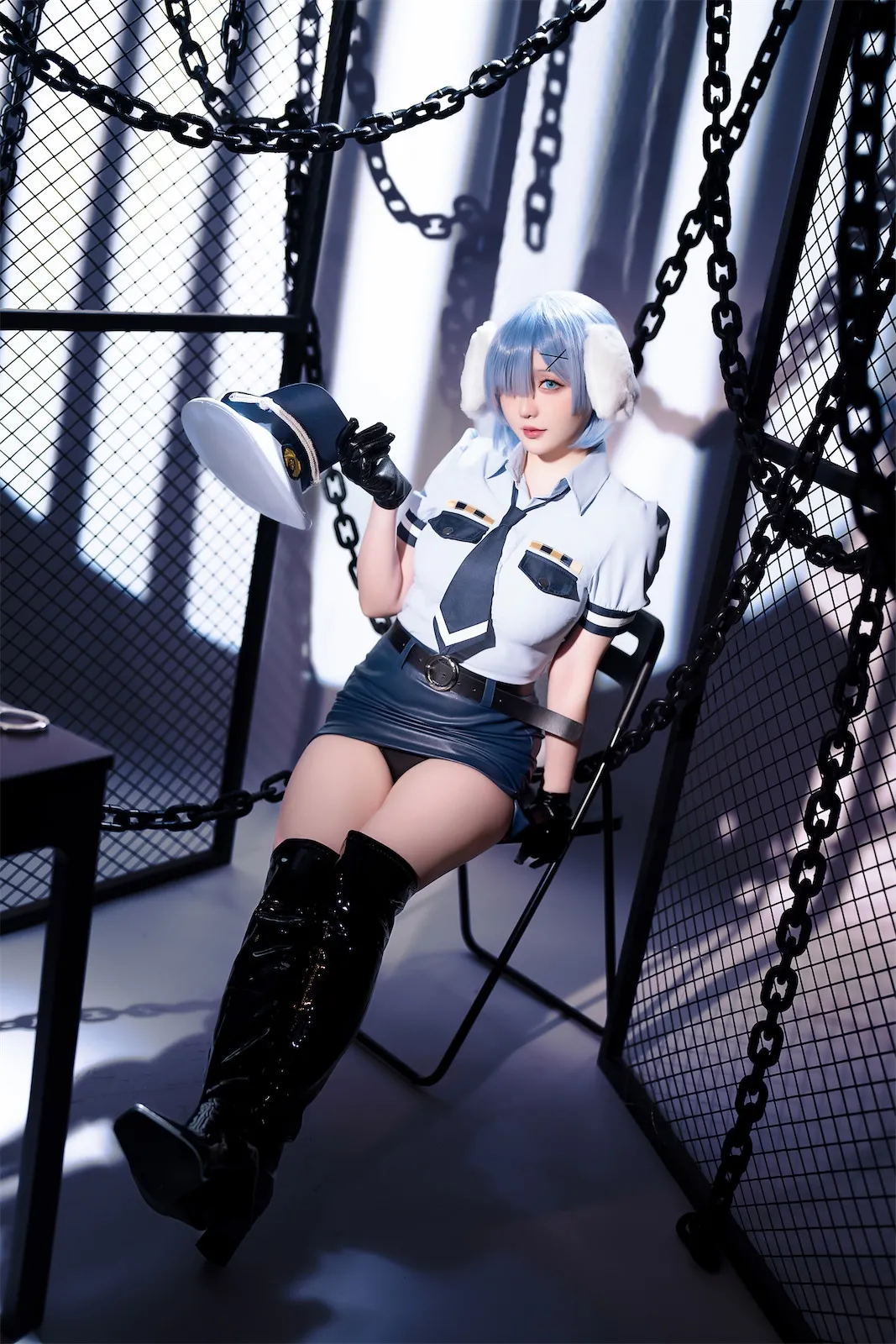 Hoshilily (星之迟迟) Rem Dog-Eared Police Officer - ReZero-erohere20.webp